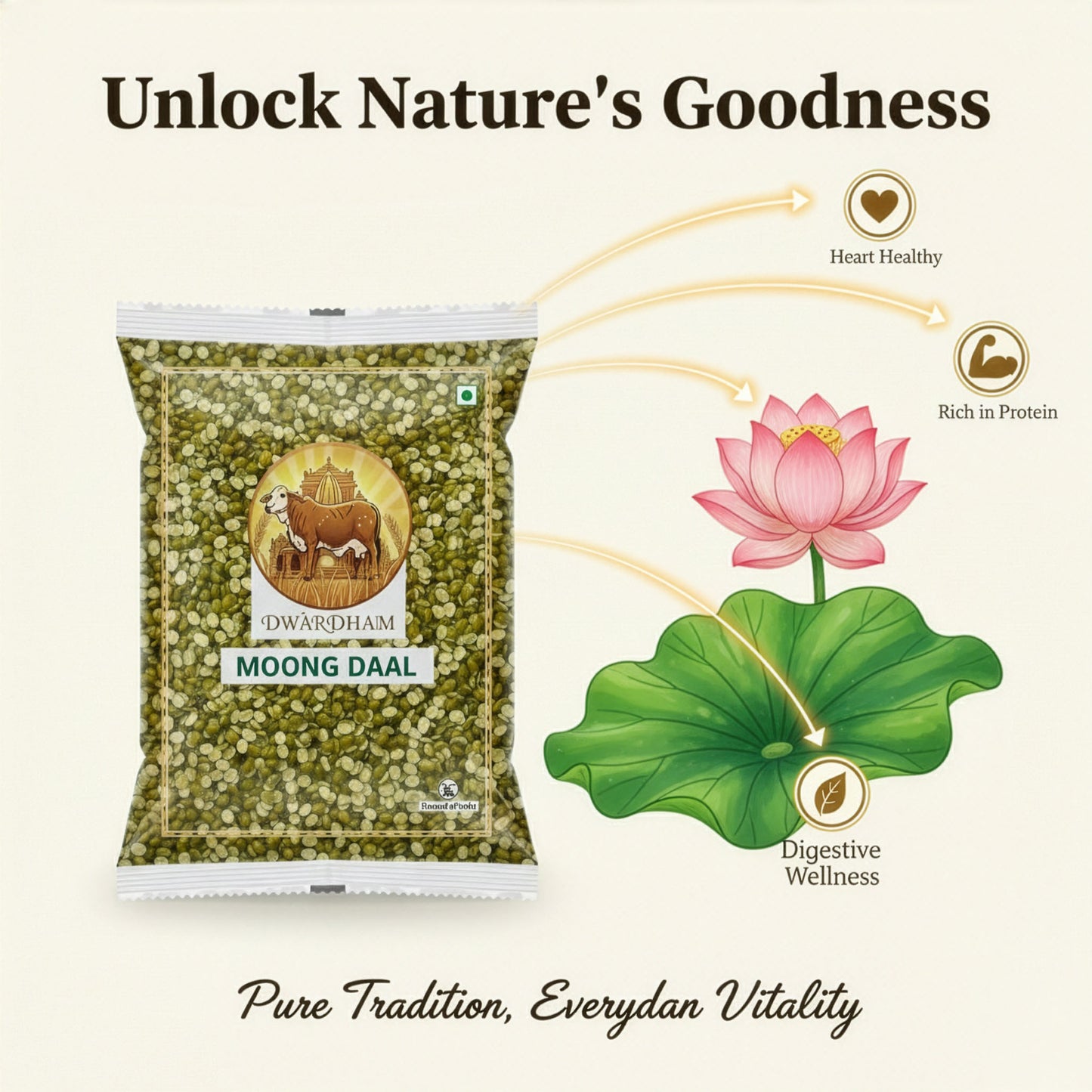 DwarDham Natural Moong Dal
