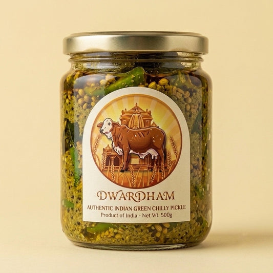 Authentic Green Chilli Pickle